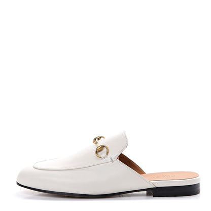 Gucci Malaga Kid Womens Princetown Slippers 38 Mystic White 1 of 7