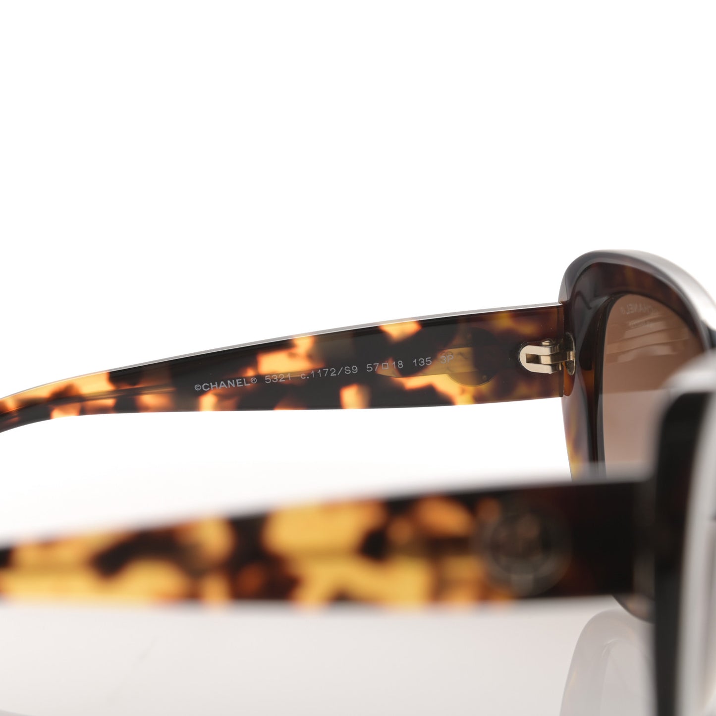 Acetate Polarized Cat Eye Sunglasses 5321 Tortoise