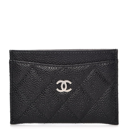 Chanel Caviar Quilted Card Holder Black 1 of 9