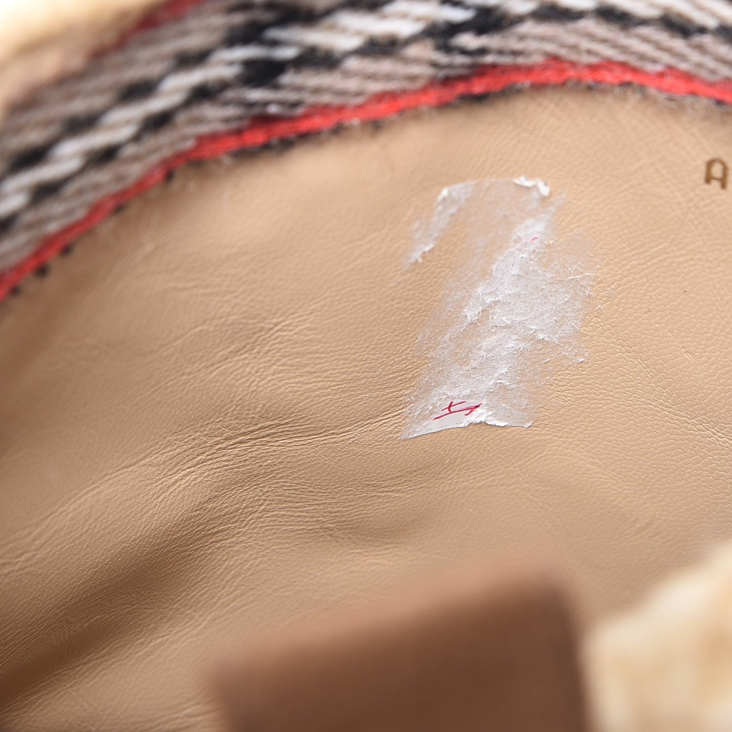 Shearling Suede Calfskin High Boots 37 Brown Beige