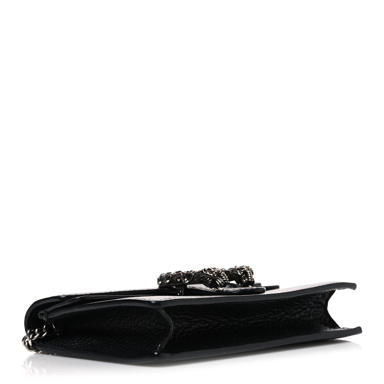Gucci Calfskin Super Mini Dionysus Shoulder Bag Black 4 of 9