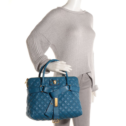 Marc Jacobs Leather Quilted Bruna Tote 2 of 9
