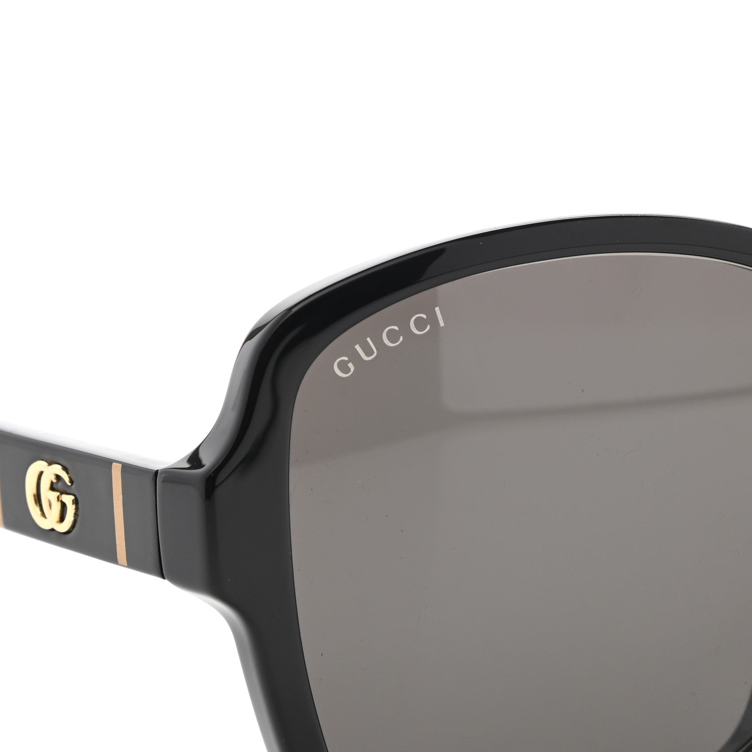 Gucci Acetate Square Sunglasses GG0765SA Black 6 of 9