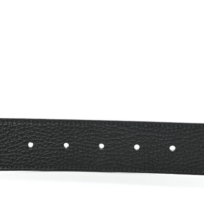 Gucci Calfskin Double G Reversible 37mm Belt 90 36 Black Cocoa 5 of 7