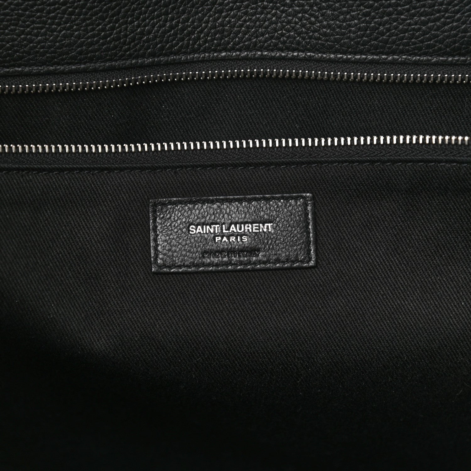 Saint Laurent Grained Calfskin Medium Souple Sac De Jour Duffle Black 6 of 12