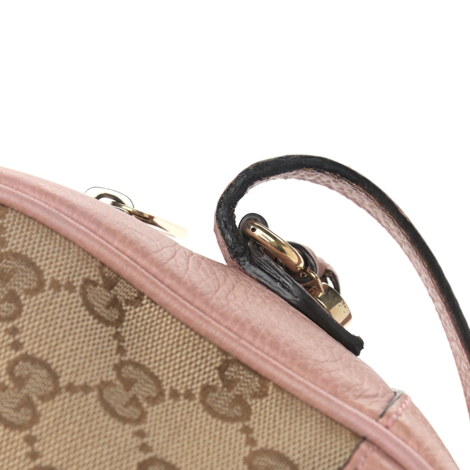 Gucci Monogram Mini Bree Messenger Bag Beige Soft Pink 11 of 14