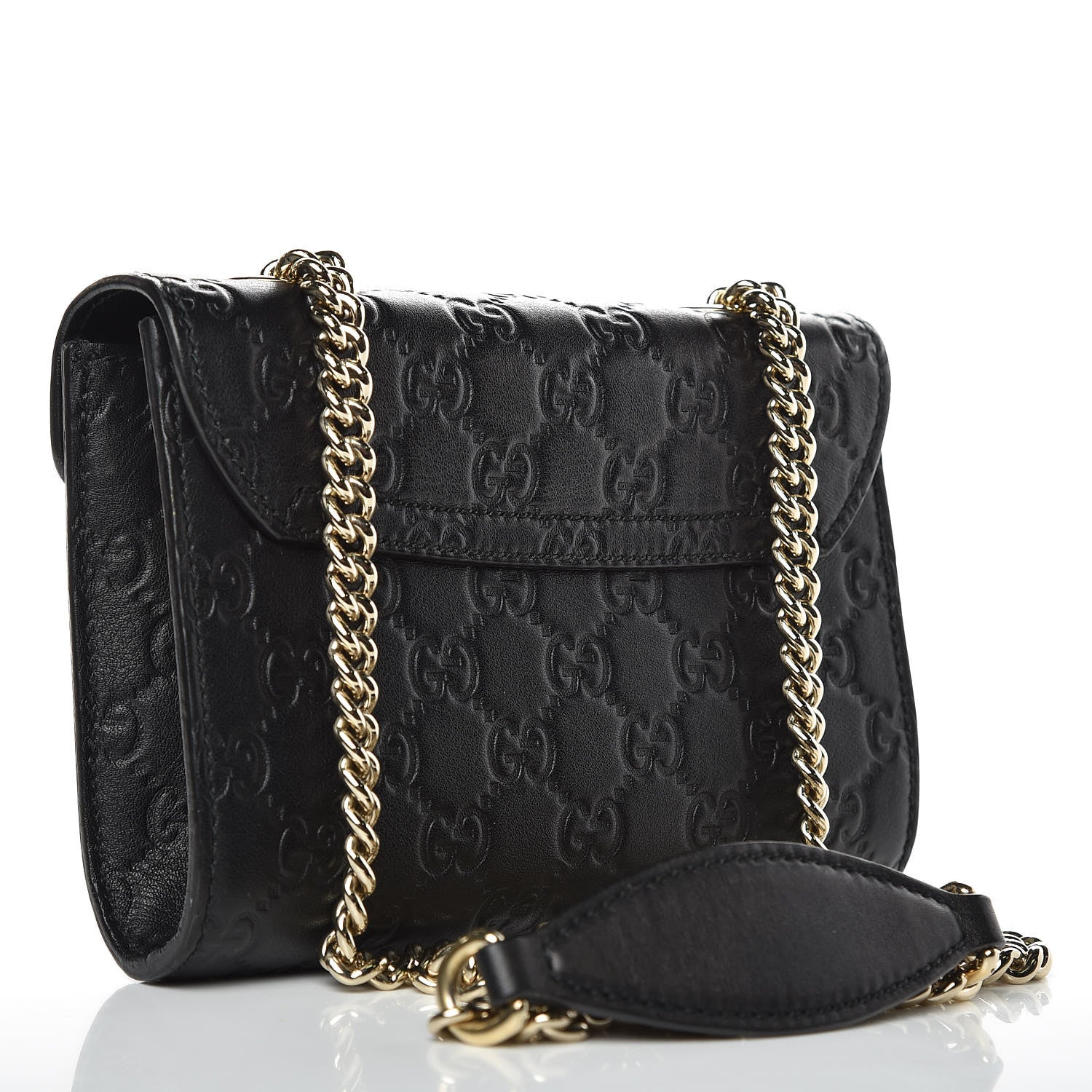 Gucci Guccissima Mini Emily Shoulder Bag Black 3 of 12