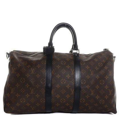 Louis Vuitton Monogram Macassar Keepall Bandouliere 45 1 of 7