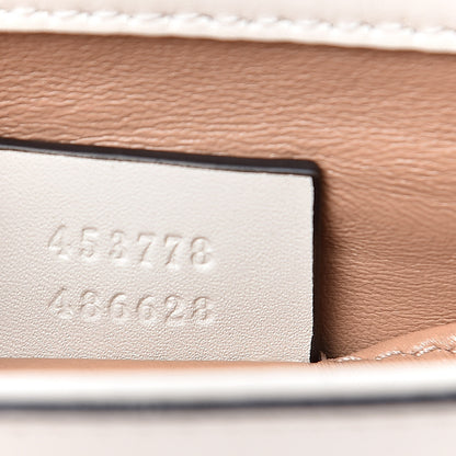 Gucci Nappa Pearl Studded Mini Queen Margaret Broadway Shoulder Bag Mystic White 7 of 15
