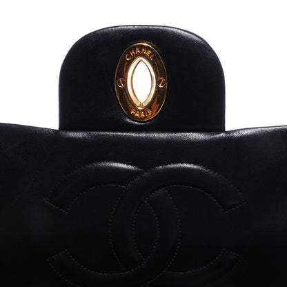 Chanel Lambskin XL Jumbo Flap Black 5 of 9