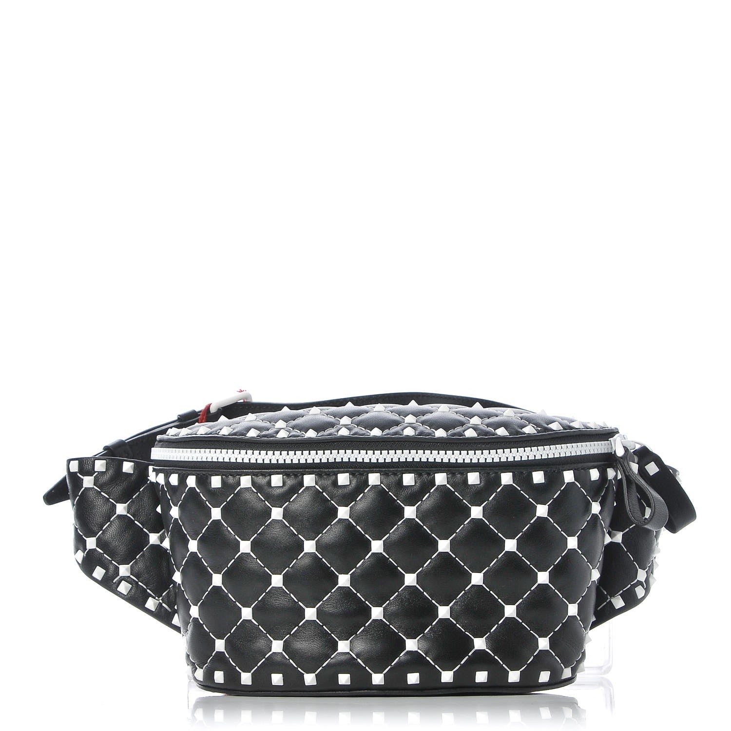 Valentino Garavani Lambskin Free Rockstud Spike Belt Bag Black 1 of 6