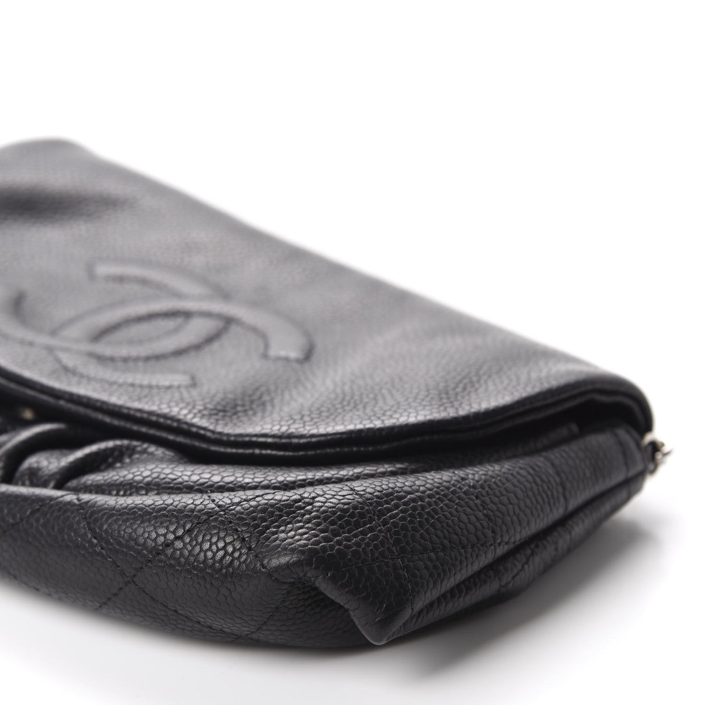 Caviar Half Moon Wallet On Chain WOC Black