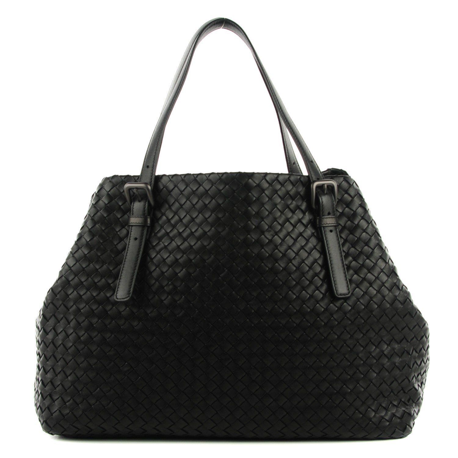 Bottega Veneta Nappa Intrecciato Large Seamless Tote Nero Black 1 of 8