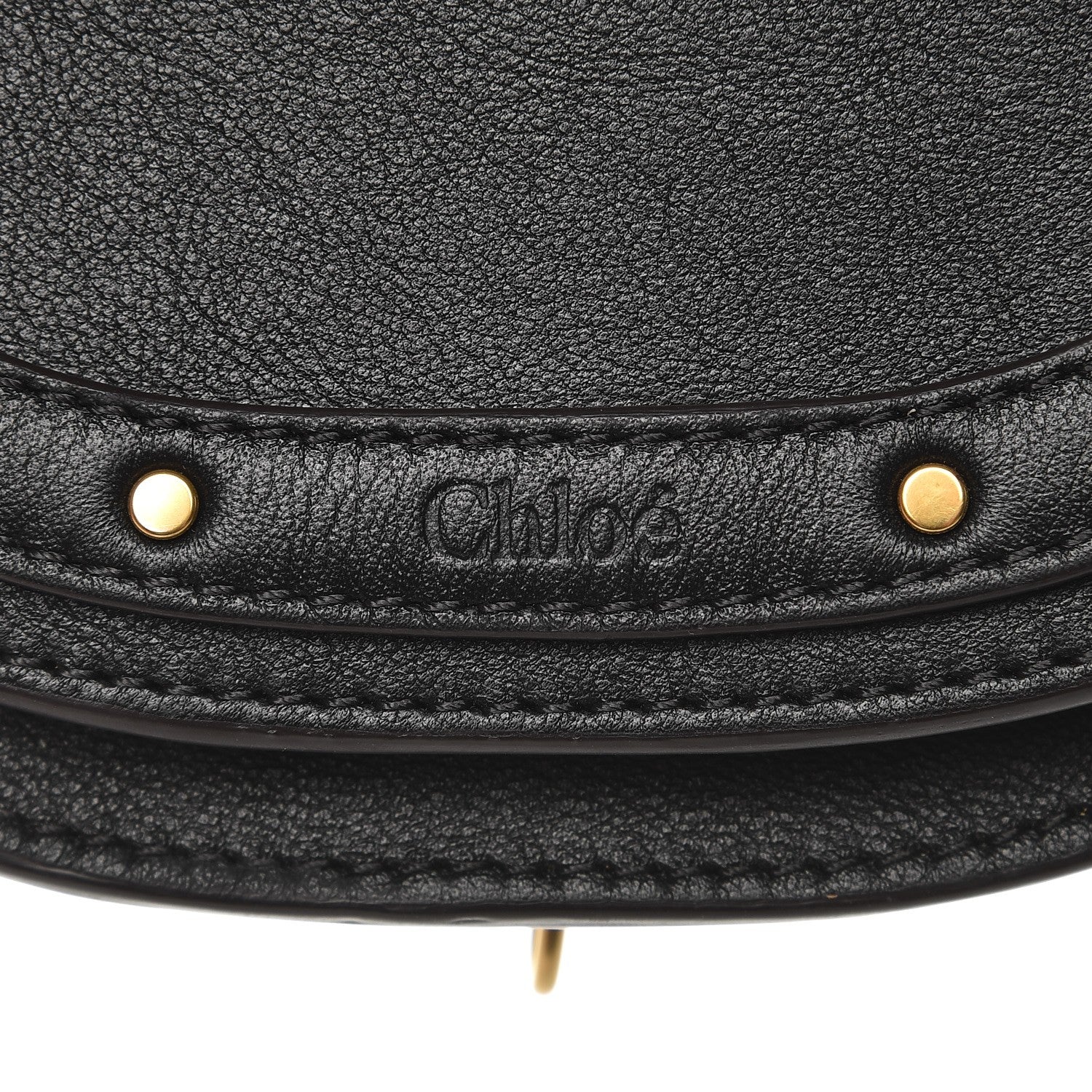 Chloe Calfskin Small Nile Bracelet Minaudiere Bag Black 8 of 8