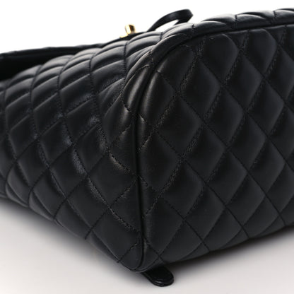 Chanel Lambskin Quilted Large Urban Spirit Backpack Black 7 of 8