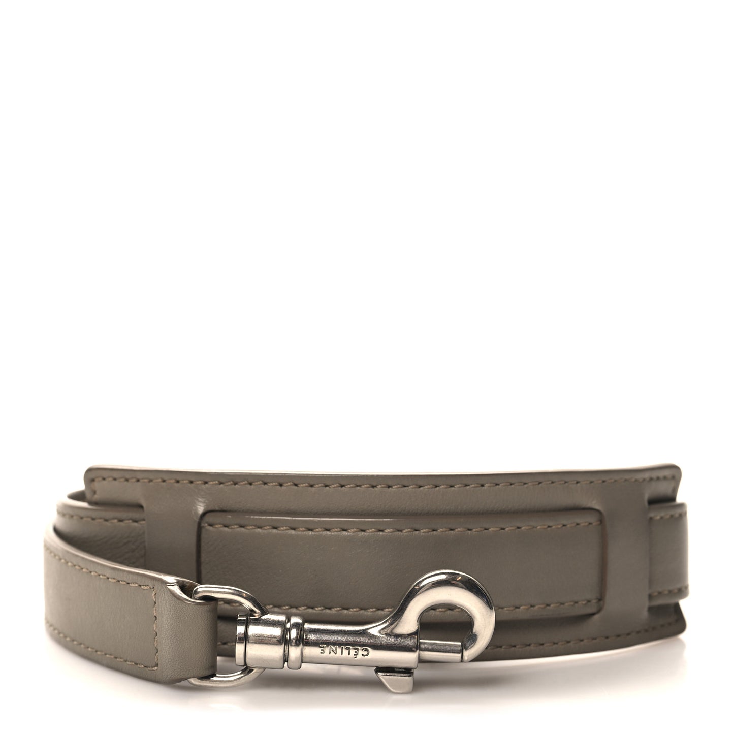 Smooth Calfskin Trapeze Shoulder Strap Souris