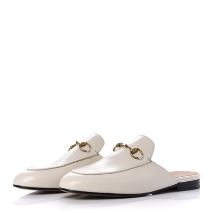 Gucci Malaga Kid Womens Princetown Slippers 37 Mystic White 3 of 10
