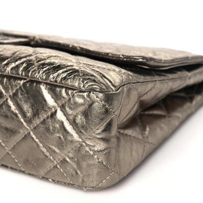 Chanel Metallic Aged Calfskin Quilted 2.55 Reissue 227 Flap Gold 10 of 11