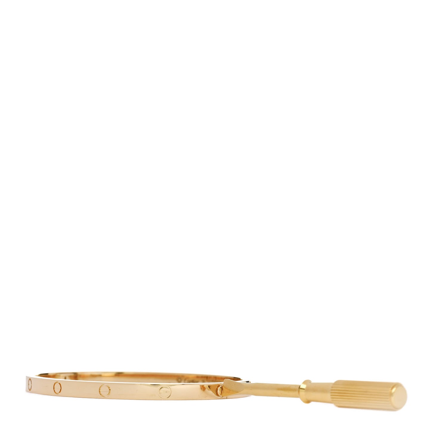18K Yellow Gold Small LOVE Bracelet 16
