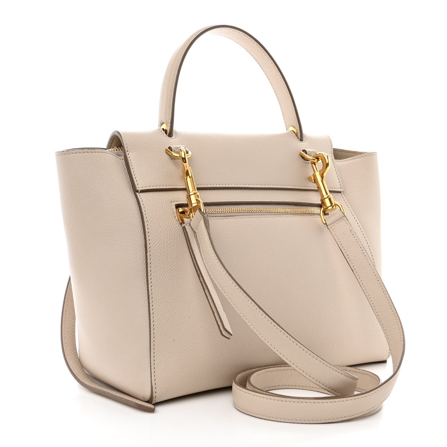 Celine Grained Calfskin Micro Belt Bag Linen 3 of 14