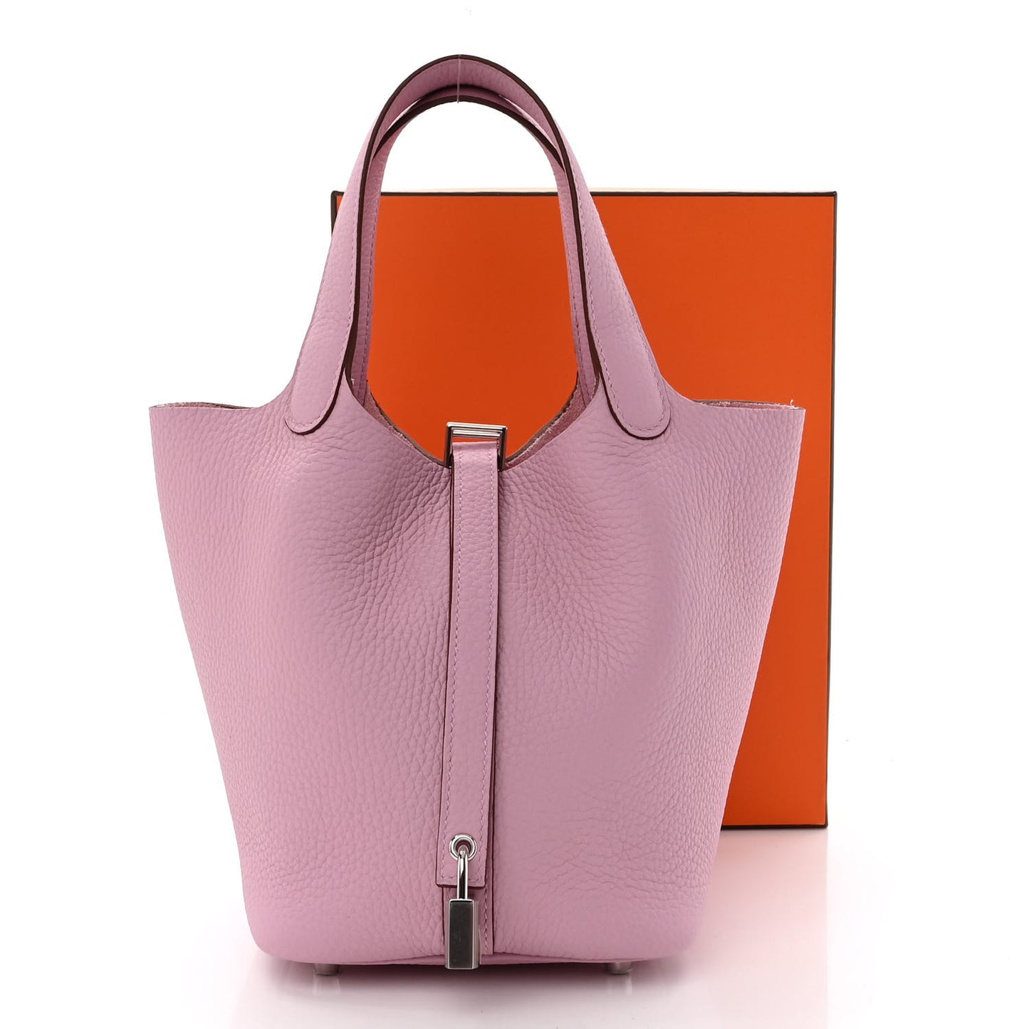 Taurillon Clemence Picotin Lock 18 PM Mauve Sylvestre