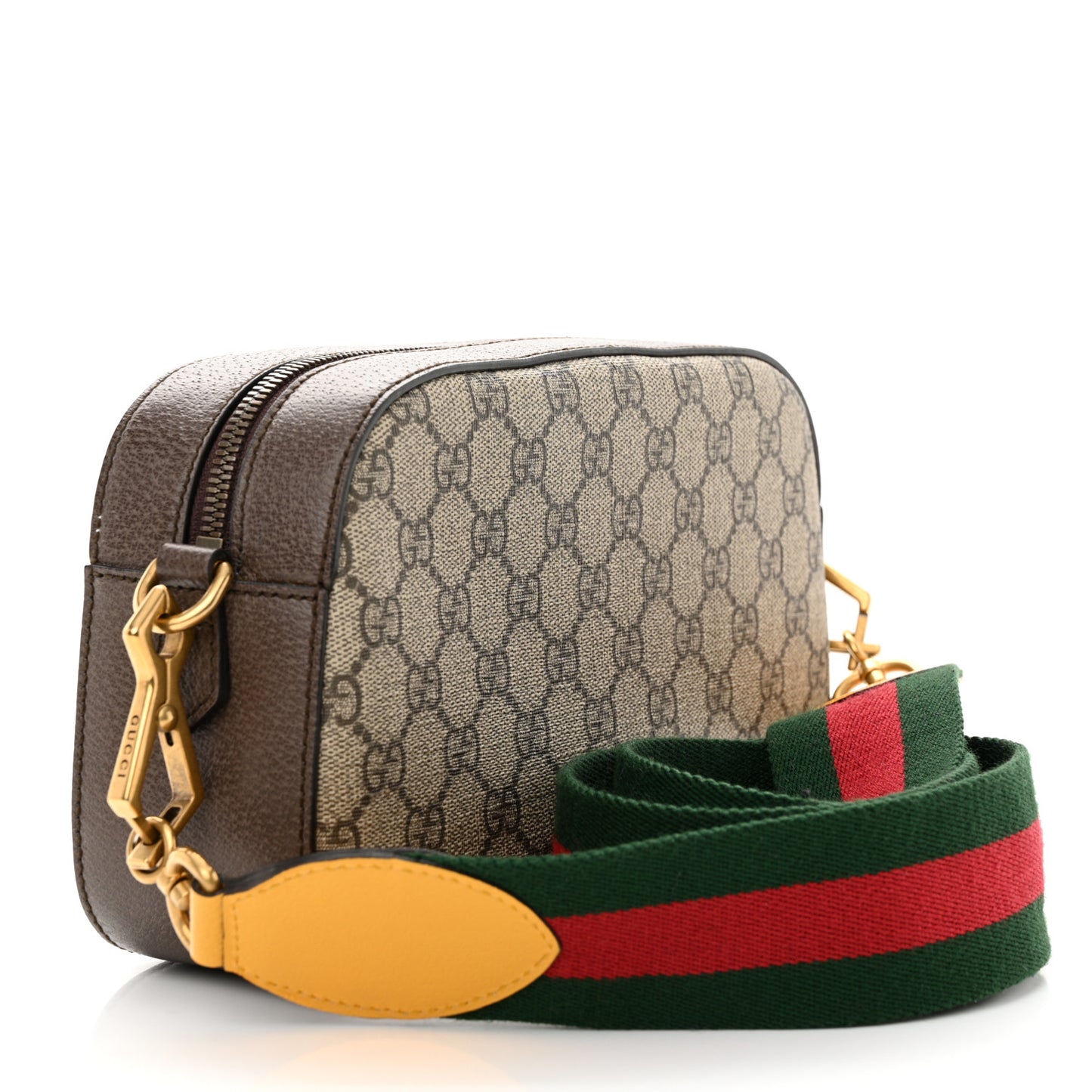 GG Supreme Monogram Web Neo Vintage Shoulder Bag Beige New Acero Crop