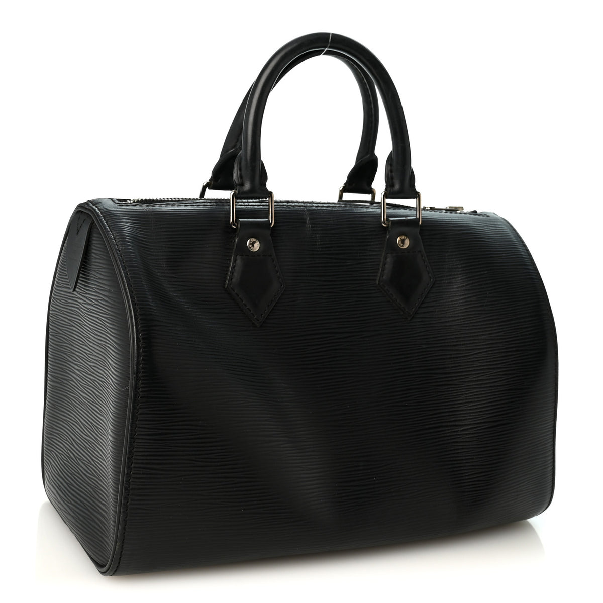 Louis Vuitton Epi Speedy 25 Black 3 of 9