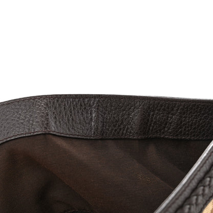 Gucci Canvas Diamante Hobo Dark Brown 14 of 17