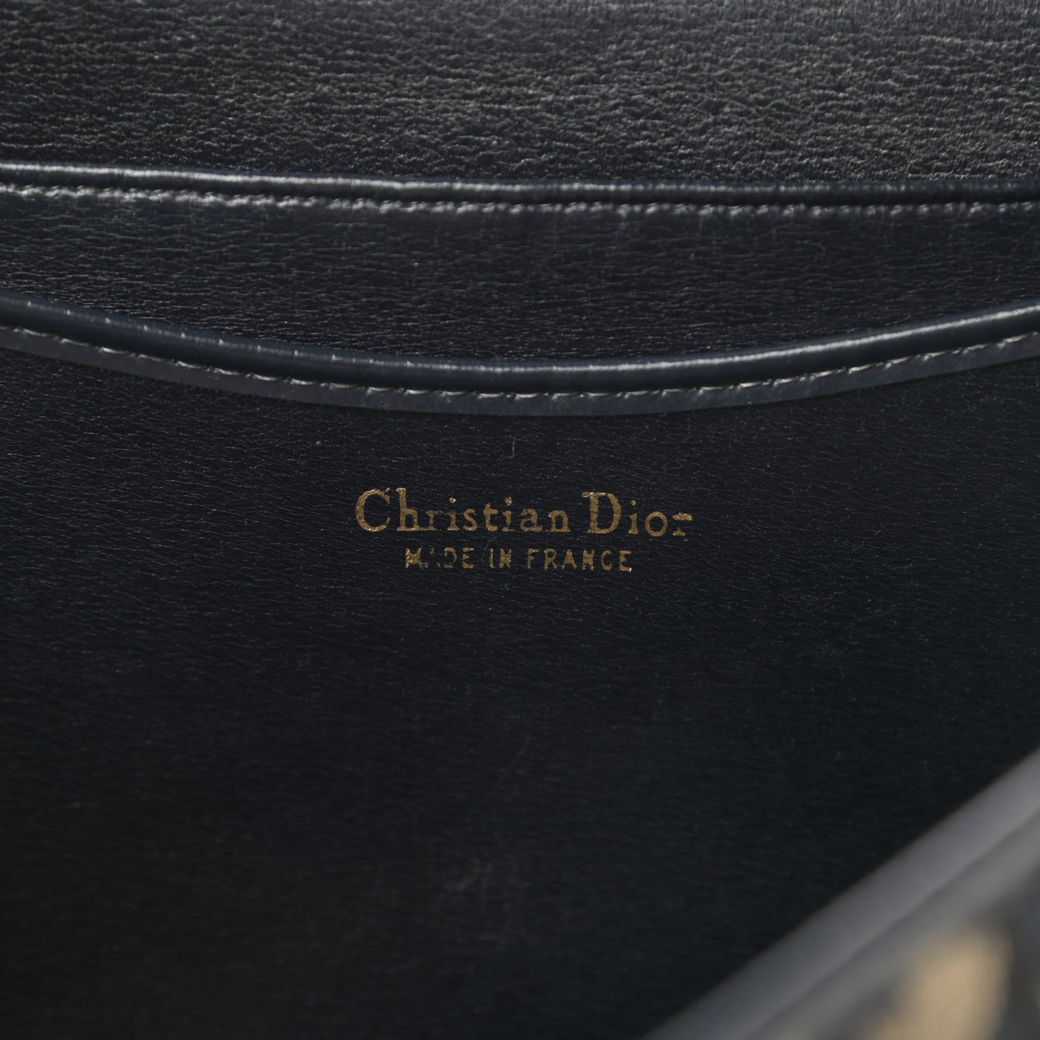 Christian Dior Monogram Flap Navy Blue 6 of 13