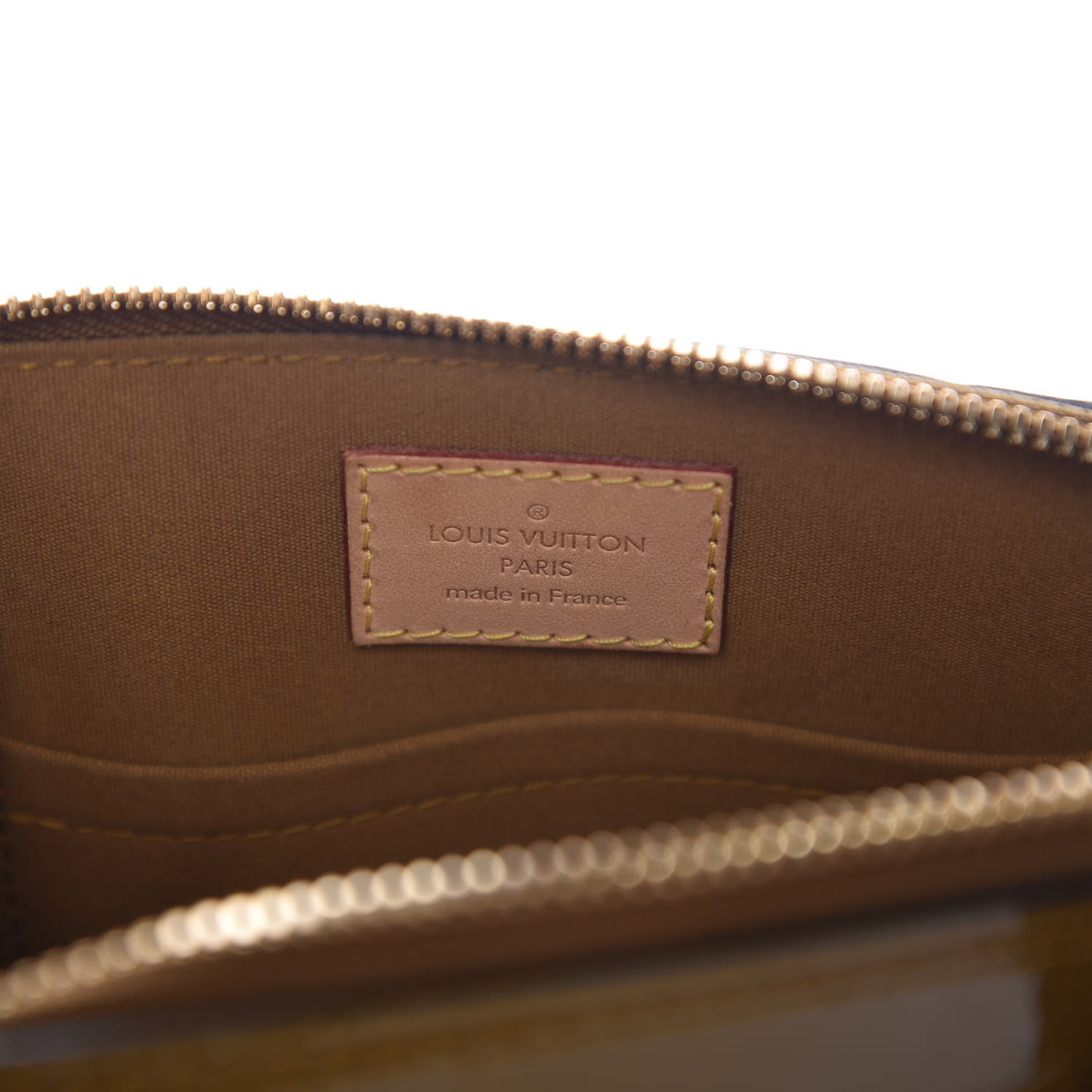 Louis Vuitton Vernis Alma BB Vert Olive 8 of 8