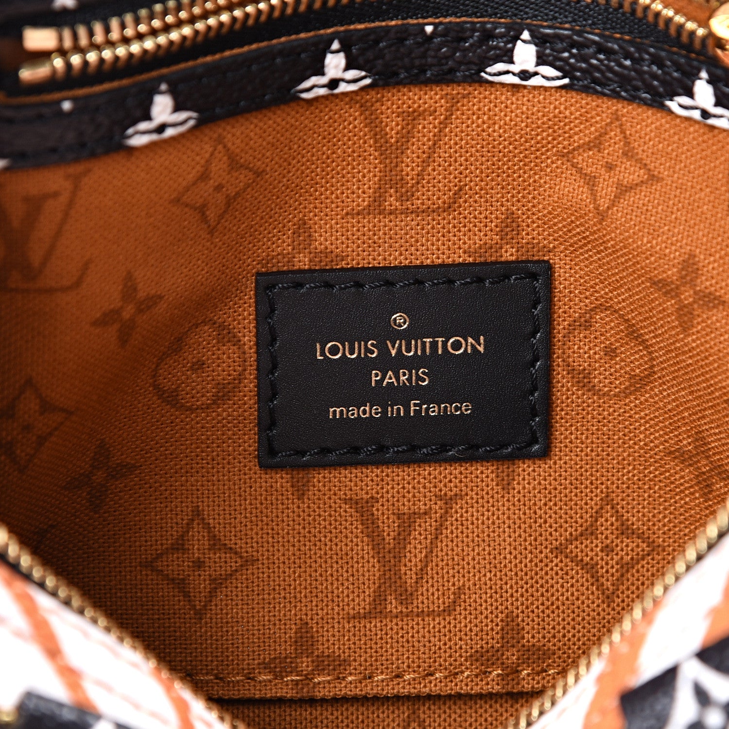 Louis Vuitton Monogram Giant Crafty Speedy Bandouliere 25 Creme Caramel 5 of 8