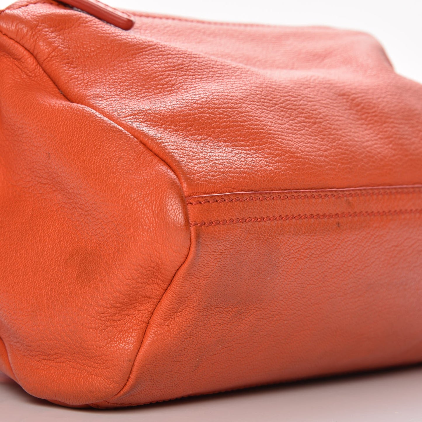Sugar Goatskin Mini Pandora Bright Orange