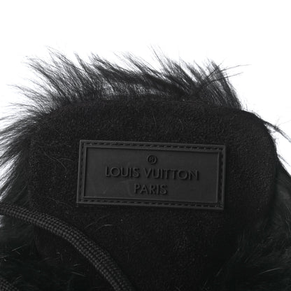 Louis Vuitton Suede Rabbit Fur Jazzy Sneakers 37 Black 7 of 10