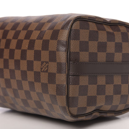 Louis Vuitton Damier Ebene Speedy Bandouliere 25 10 of 12