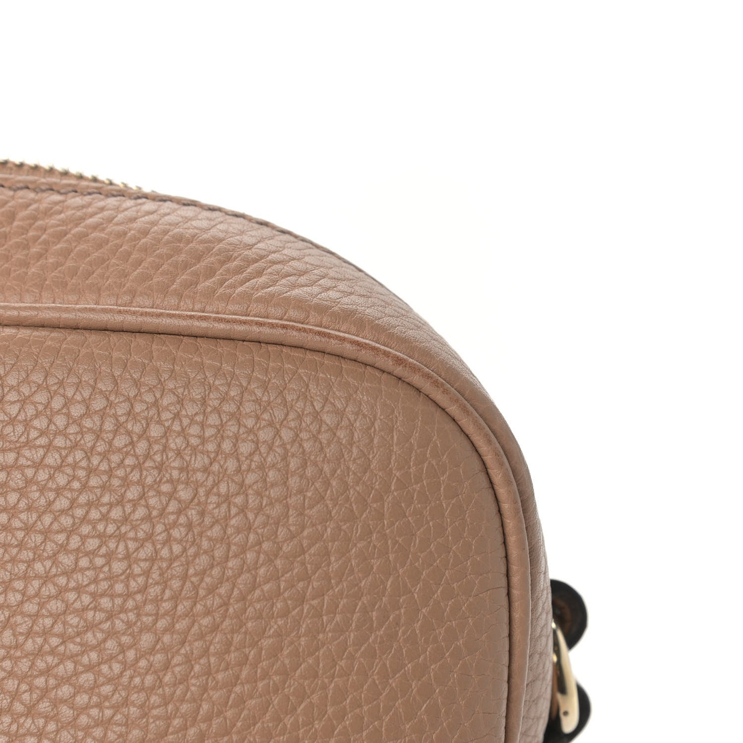 Gucci Pebbled Calfskin Small Soho Disco Bag Camelia 15 of 16