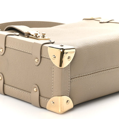 Louis Vuitton Calfskin Side Trunk MM Taupe 8 of 9
