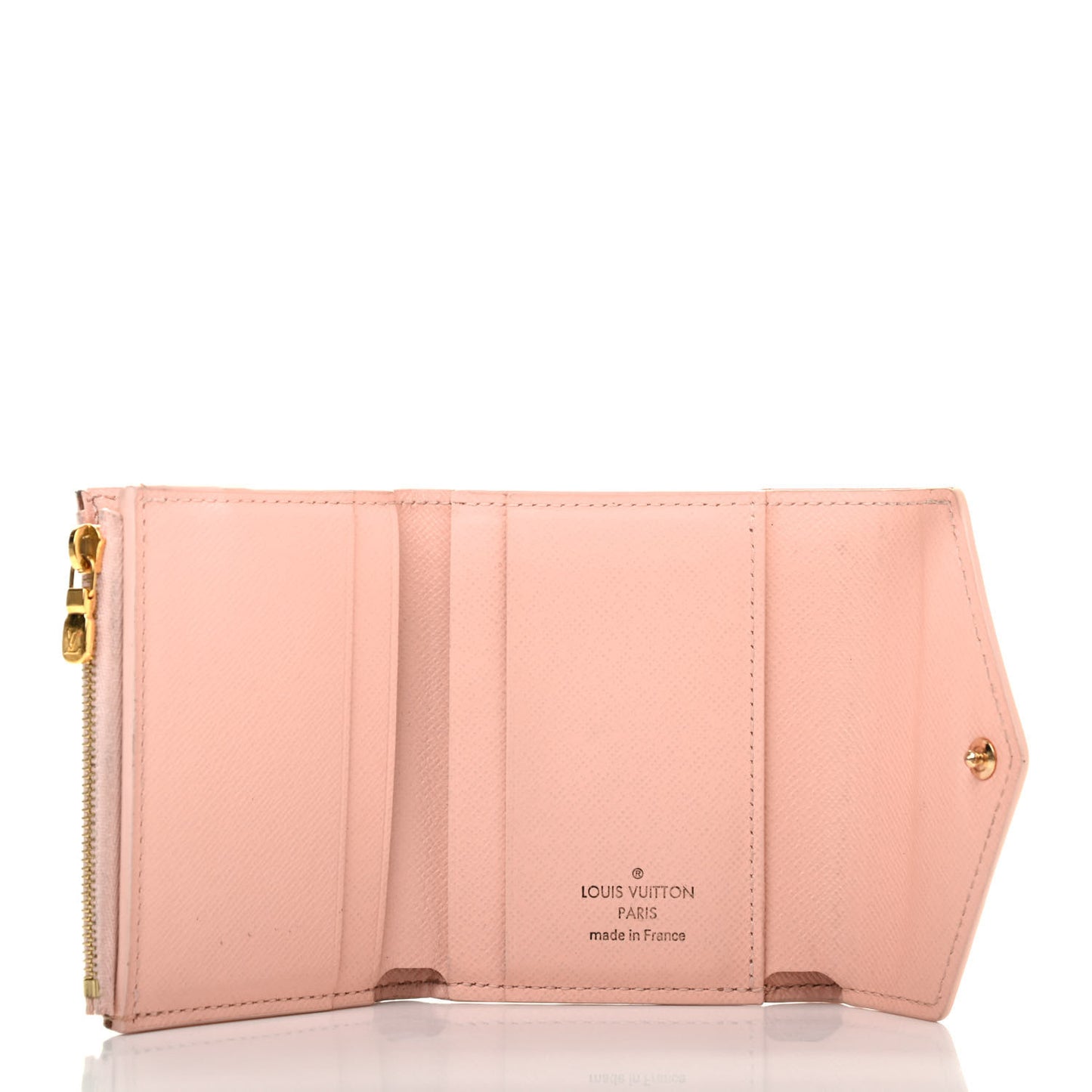 Damier Azur Zoe Wallet Rose Ballerine