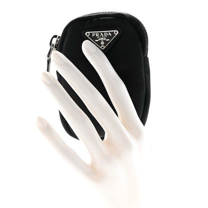 Prada Tessuto Nylon Mini Pouch Black Purse Black 2 of 7