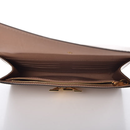Louis Vuitton Patent Louise Clutch Rose Velours 5 of 8