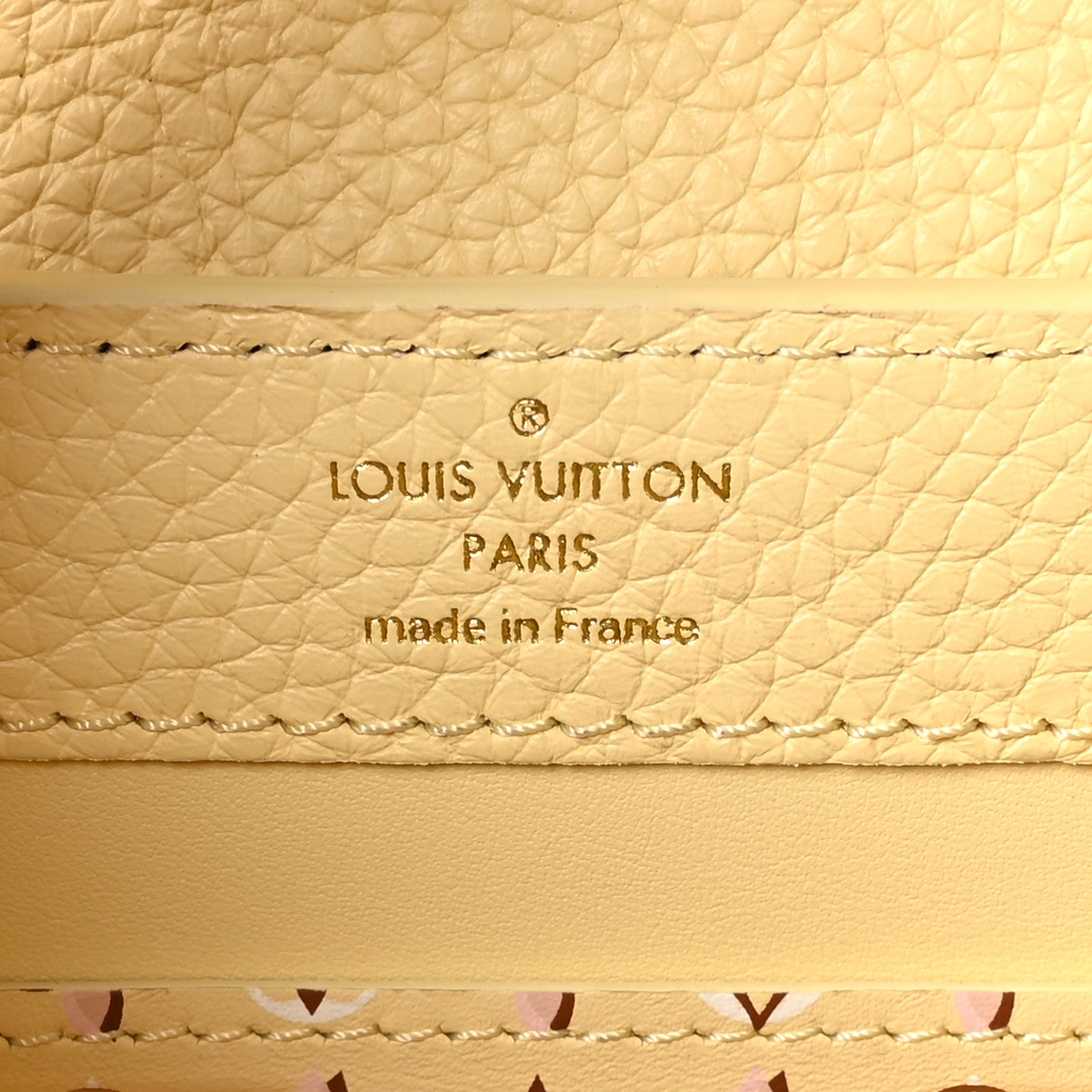 Louis Vuitton Taurillon Capucines East West Mini Banana Yellow Banane 6 of 11