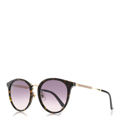 Gucci Acetate Web Sunglasses GG0204SK Tortoise 1 of 8