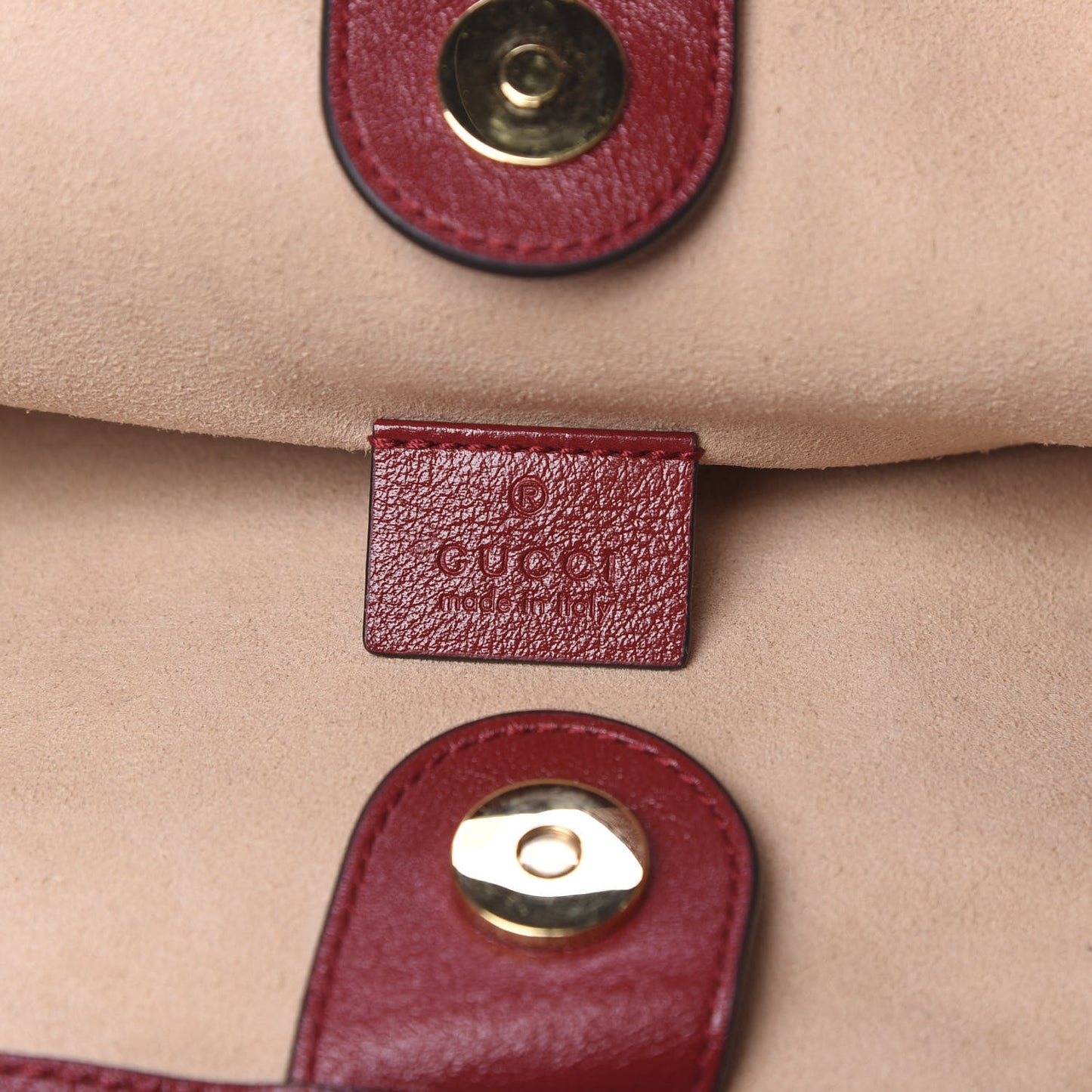 Calfskin Large Rajah Chain Tote Romantic Cherry