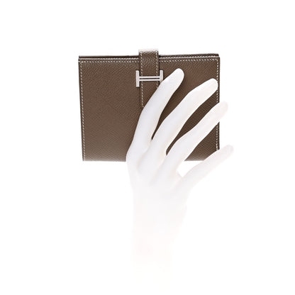 Hermes Epsom Bearn Compact Wallet Etoupe 2 of 11