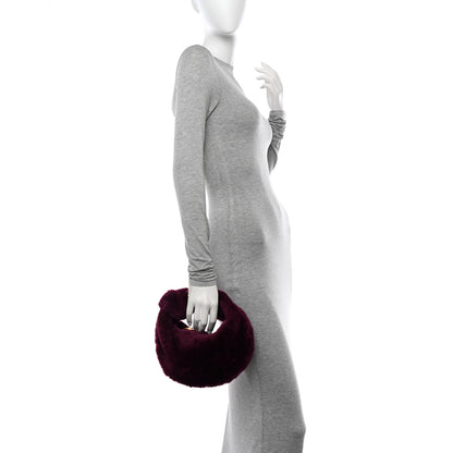 Bottega Veneta Shearling Lambskin Mini Jodie Mystic 2 of 11