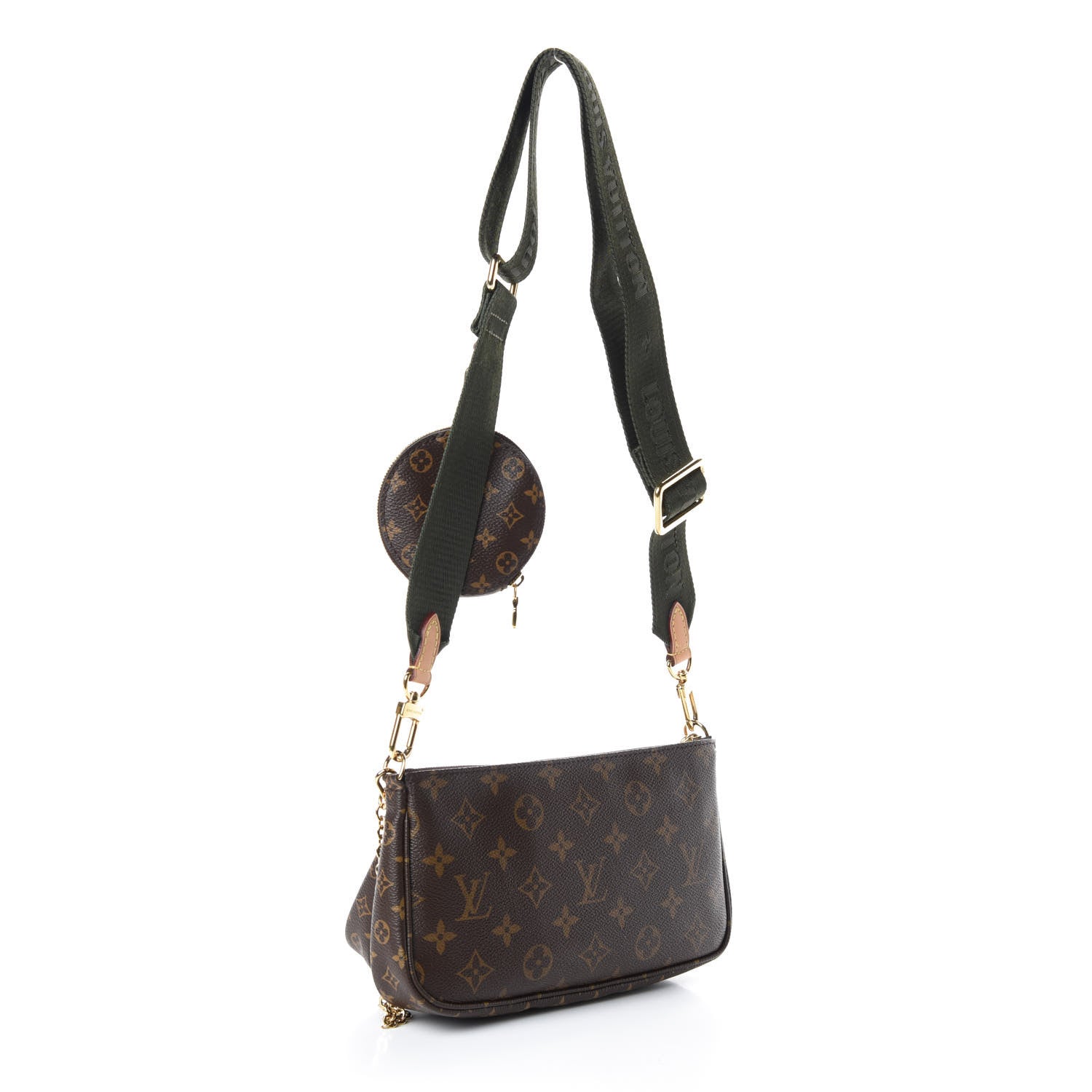 Louis Vuitton Monogram Multi Pochette Accessories Kaki 3 of 11