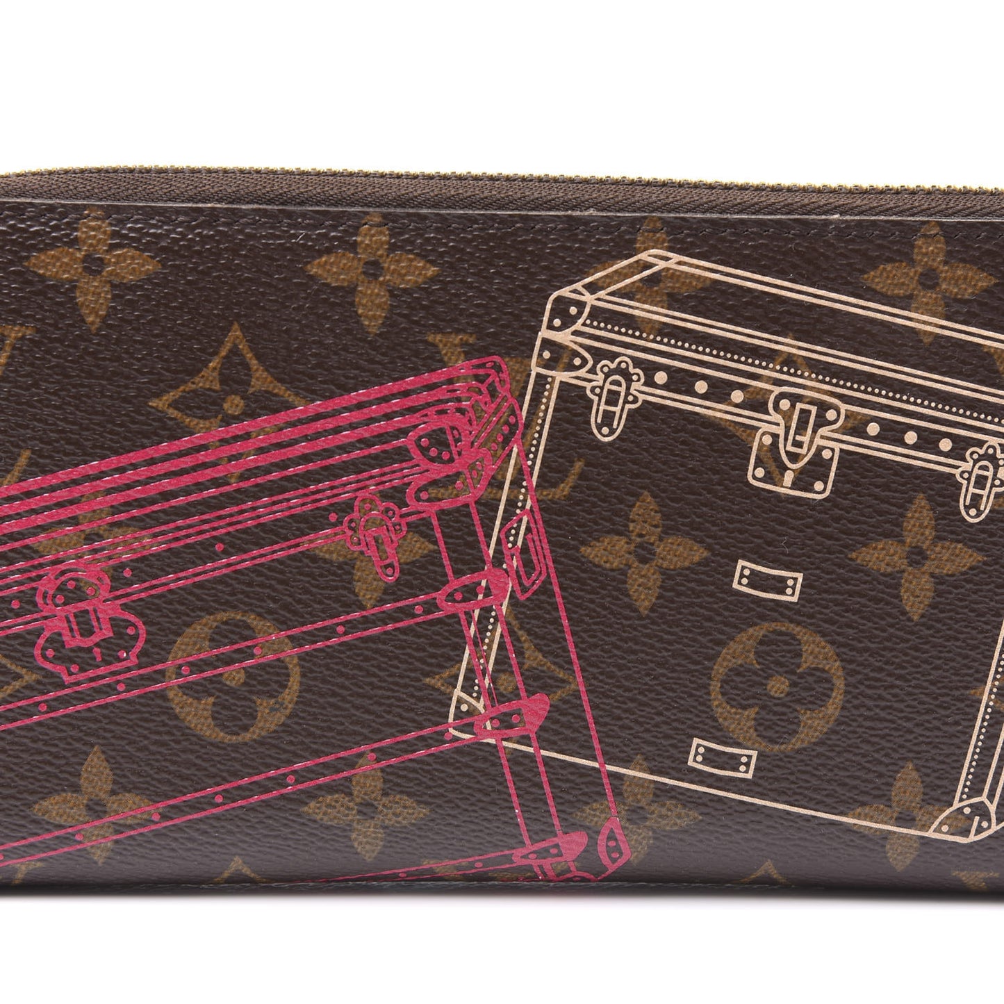 Monogram 2014 Christmas Animation Zippy Wallet