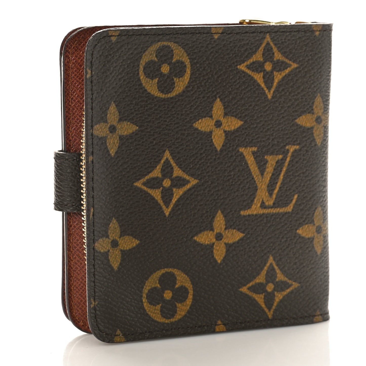 Monogram Compact Zippe Zipped Wallet