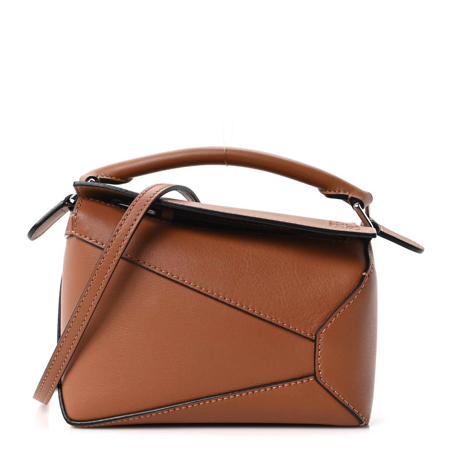 Calfskin Mini Puzzle Bag Tan