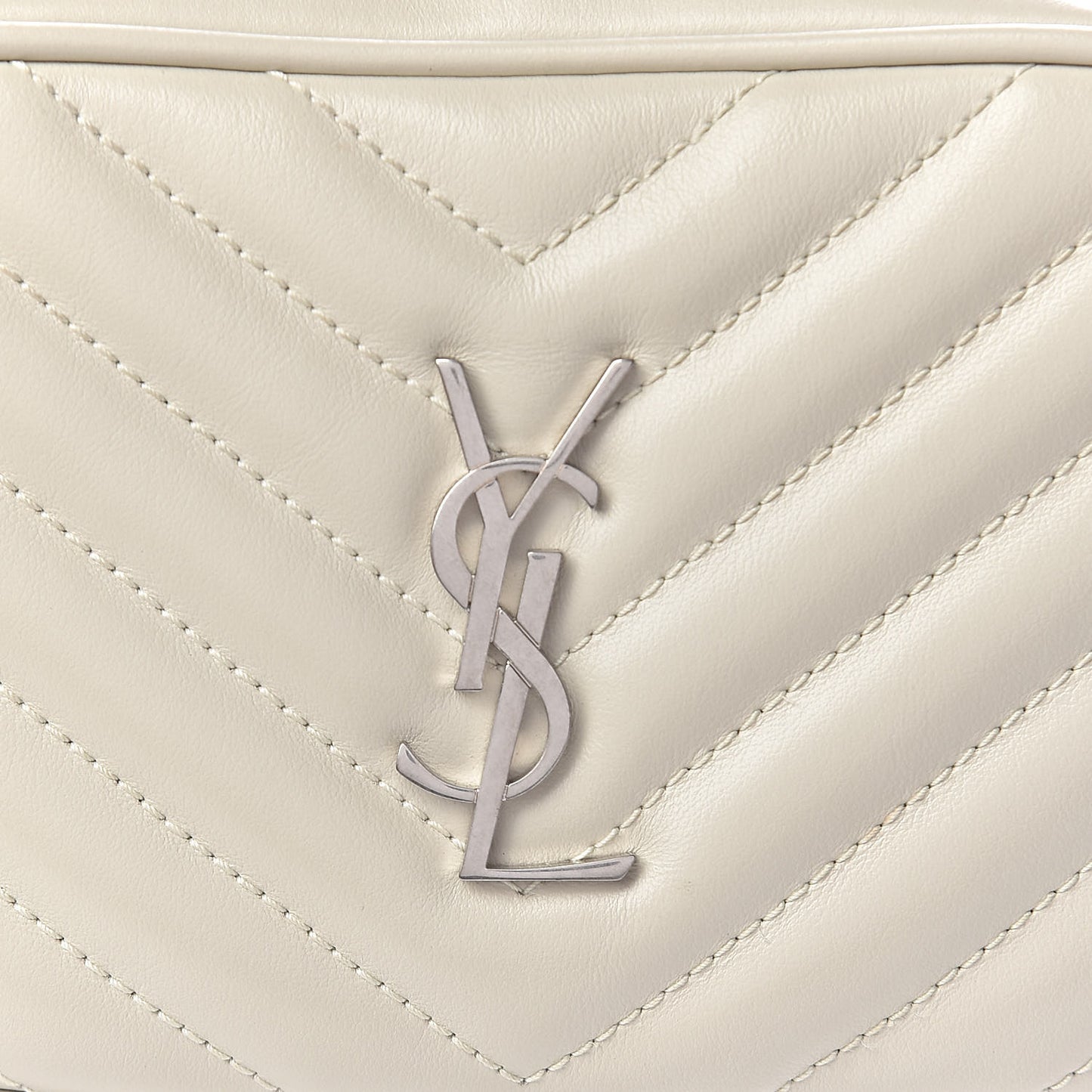 Calfskin Matelasse Monogram Lou Belt Bag Crema Soft