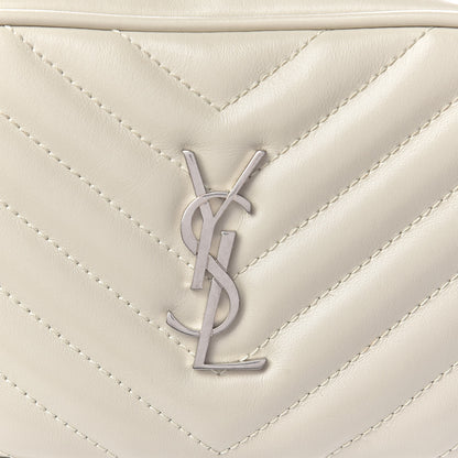 Saint Laurent Calfskin Matelasse Monogram Lou Belt Bag Crema Soft 7 of 9